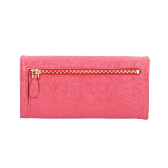 PRADA Pink Leather Saffiano Wallet - Picture 3 of 9